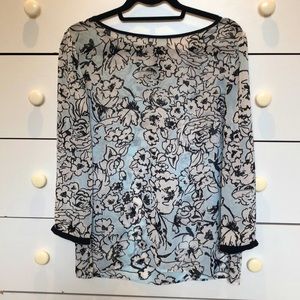 Loft floral blouse